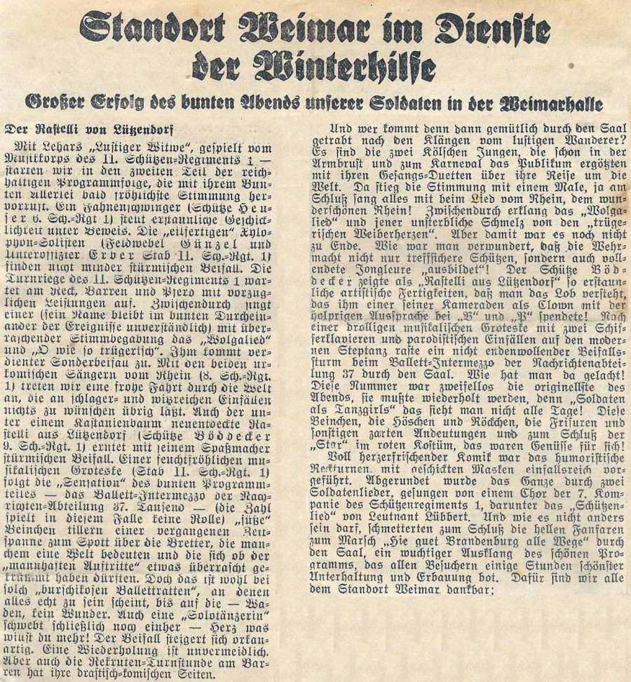 Zeitungsausschnitt