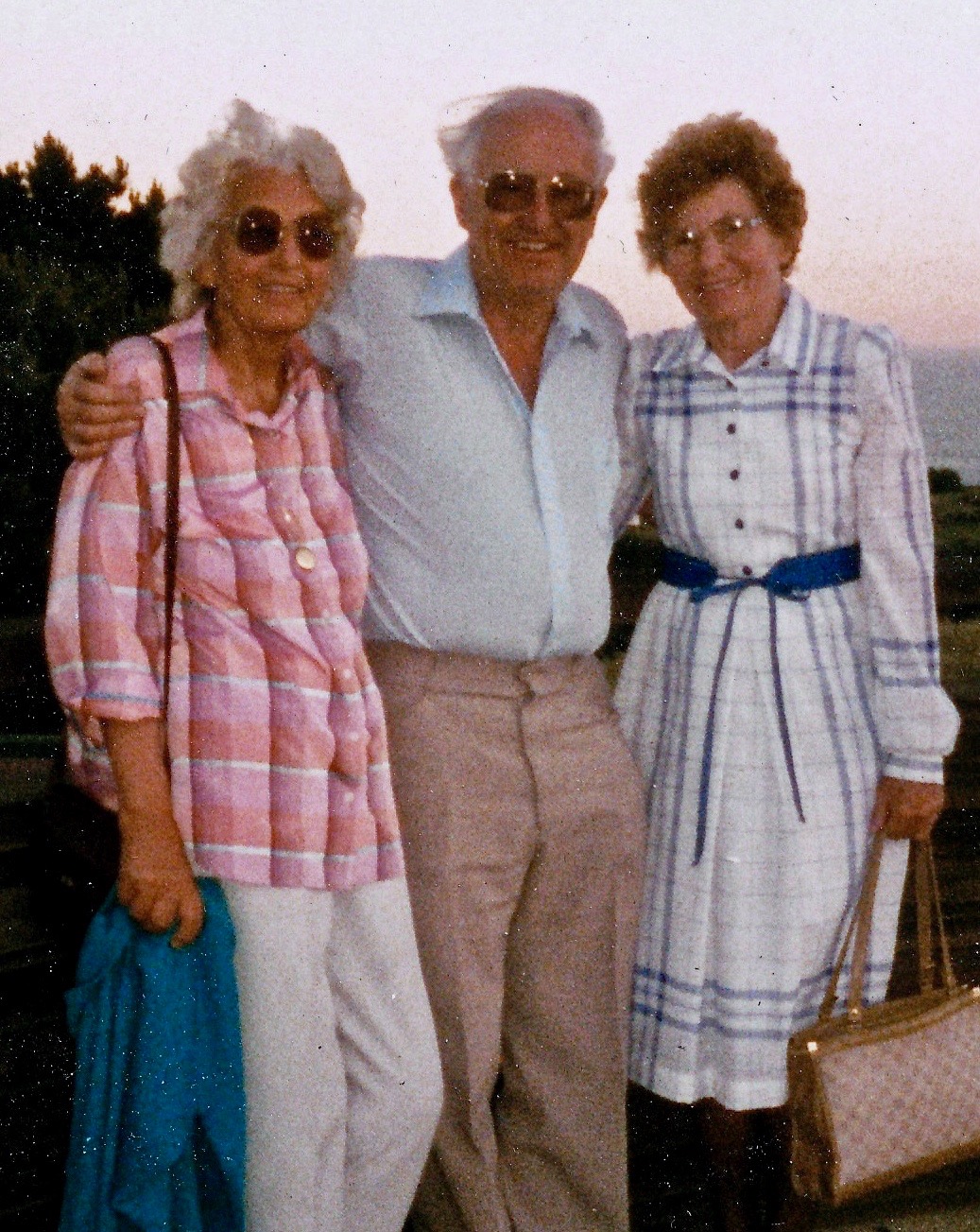 Jürgen mit Gisela und Irmgard