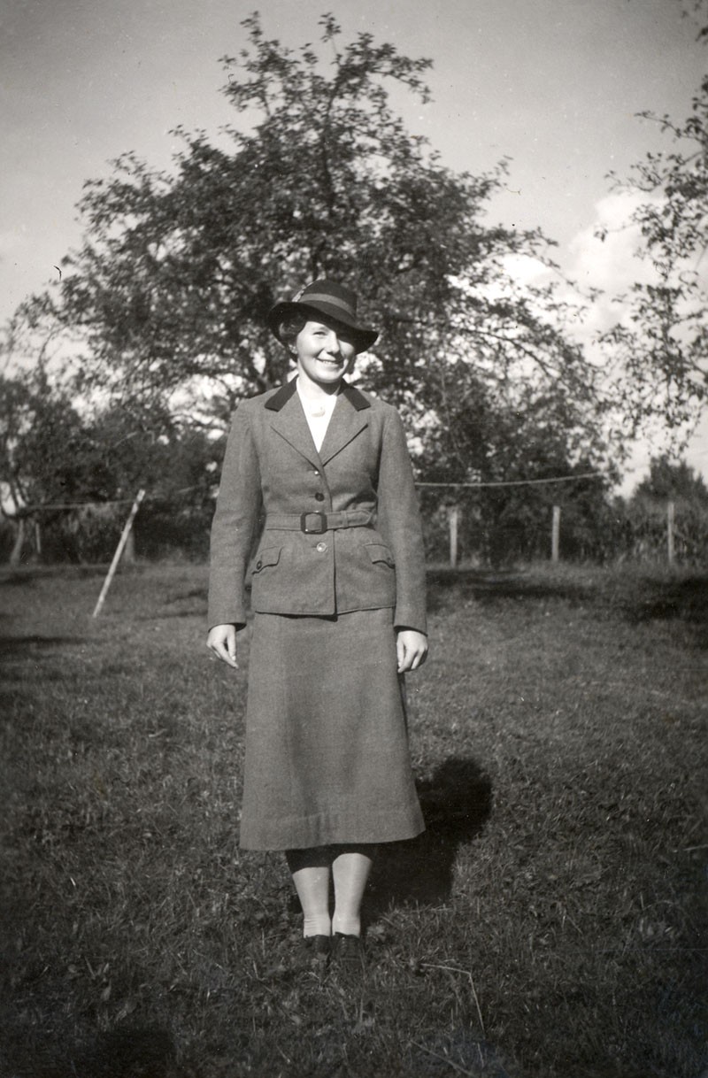 Irmgard in Labor Service Uniform 1938