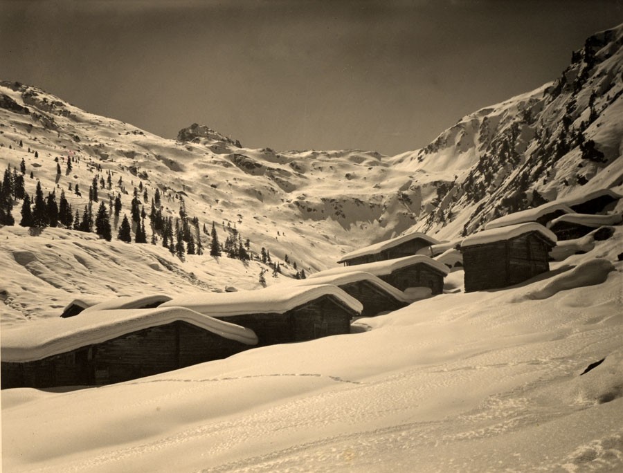 The “Alpine Huts” we had to find during a snowy night