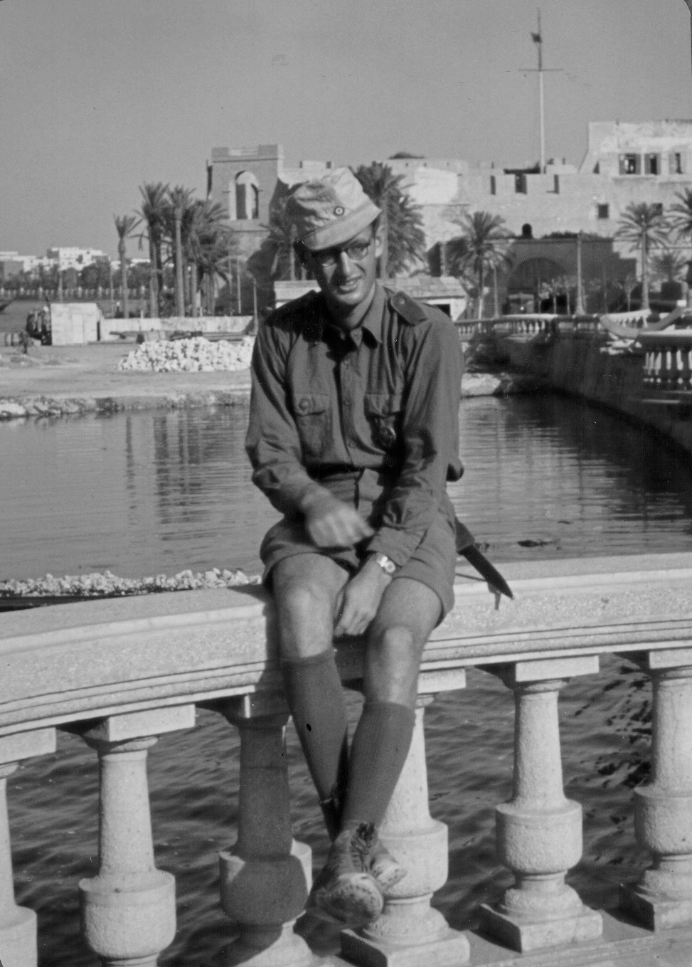 Jürgen during the war in Sicily